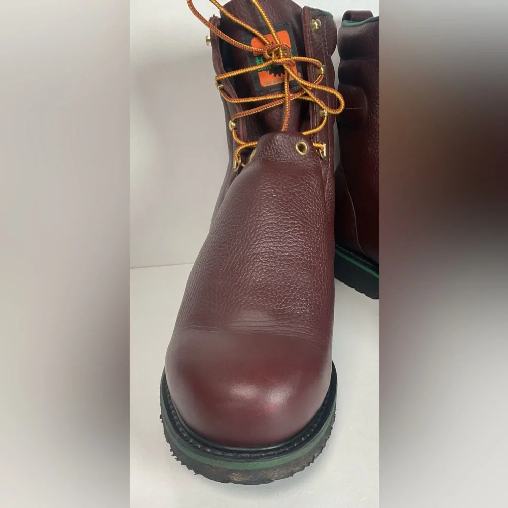 Vintage Wolverine Hy-Test Metatarsal Guard Boots 12 D Steel Toe USA Made - Picture 4 of 15